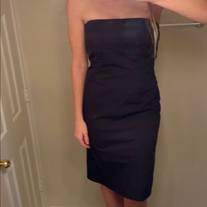 J Crew black knee length cocktail dress